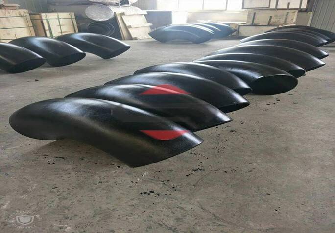 A Group Of Black Carbon Steel Pipe 